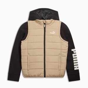 Puma Tan and Black Hooded Vest